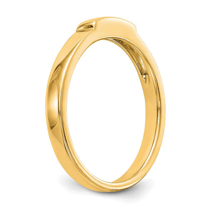 14K Gelbgold Ehering Ring