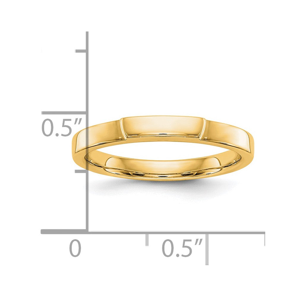 14K Gelbgold Ehering Ring