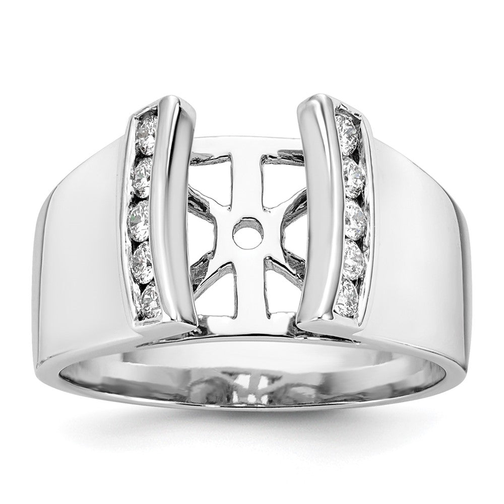 14K Weißgold Verlobungsring mit 0,25 ct. laborgezüchtetem Diamant VS/SI+ G+ in Krappenfassung