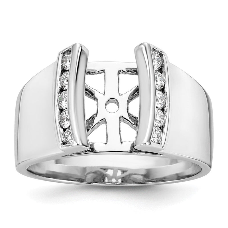 14K Weißgold Verlobungsring mit 0,25 ct. laborgezüchtetem Diamant VS/SI+ G+ in Krappenfassung