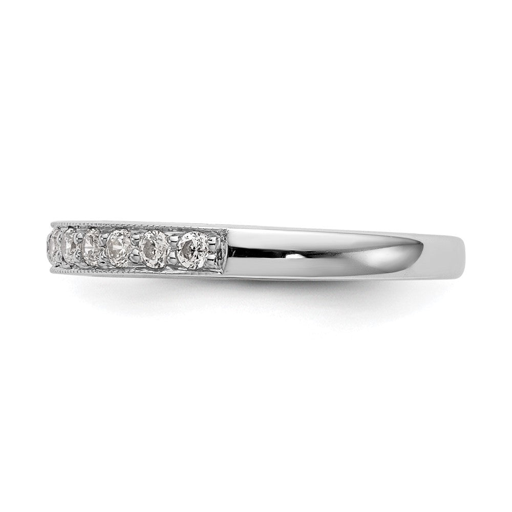 14K Weißgold 0,33 ct. Laborgezüchteter Diamant VS/SI+ G+ Komplett-Ehering