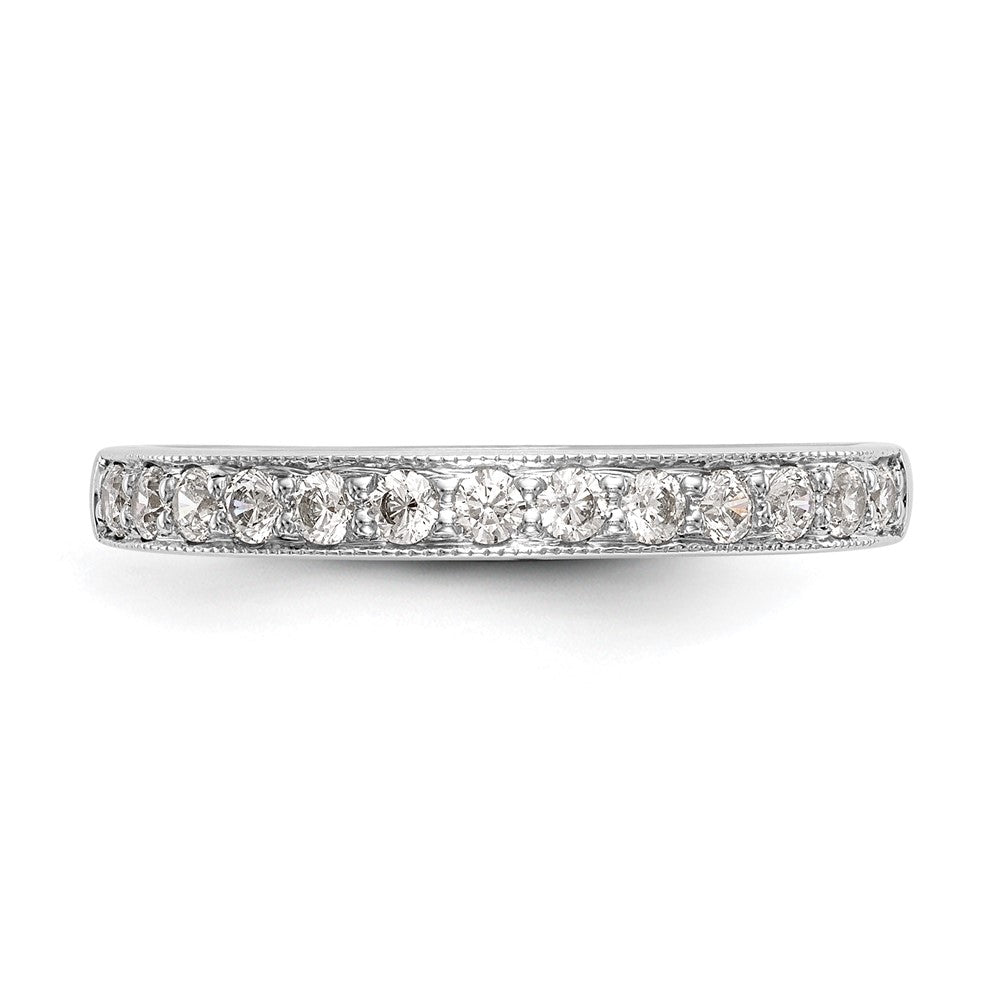 14K Weißgold 0,33 ct. Laborgezüchteter Diamant VS/SI+ G+ Komplett-Ehering