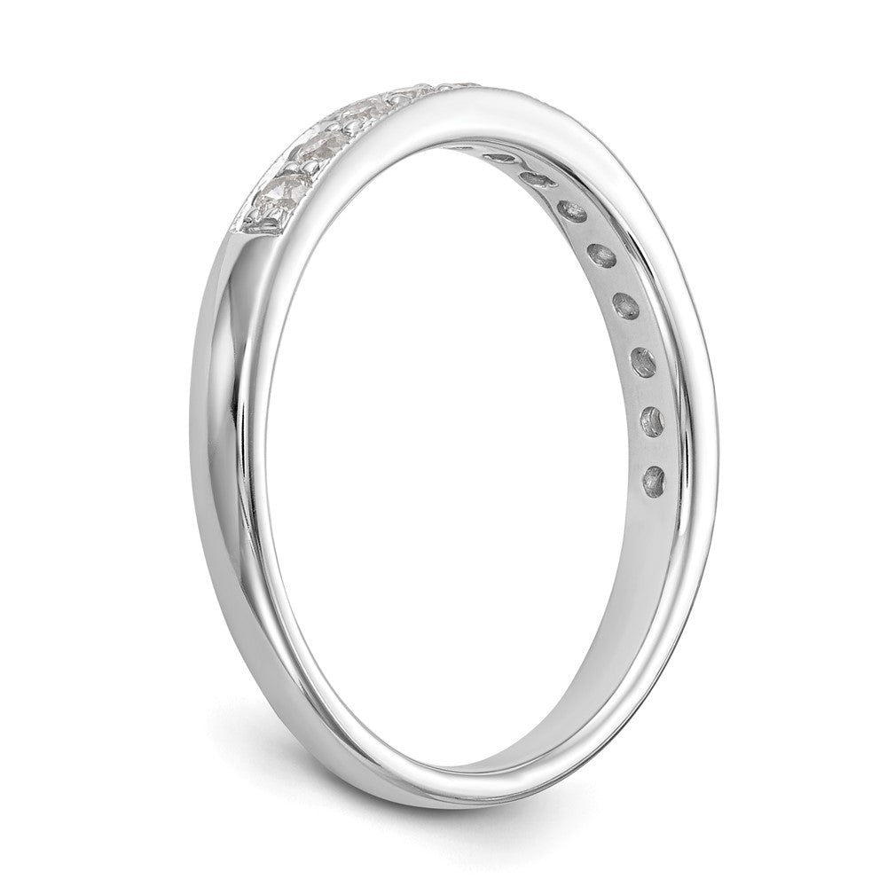 14K Weißgold 0,33 ct. Laborgezüchteter Diamant VS/SI+ G+ Komplett-Ehering