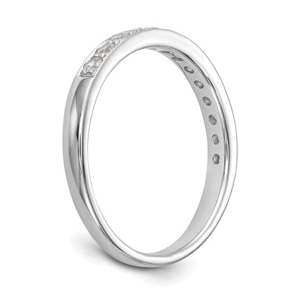 14K Weißgold 0,33 ct. Laborgezüchteter Diamant VS/SI+ G+ Komplett-Ehering