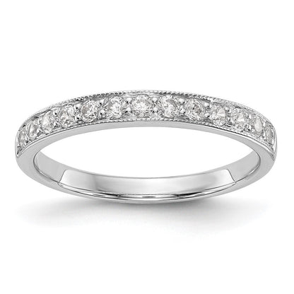 14K Weißgold 0,33 ct. Laborgezüchteter Diamant VS/SI+ G+ Komplett-Ehering