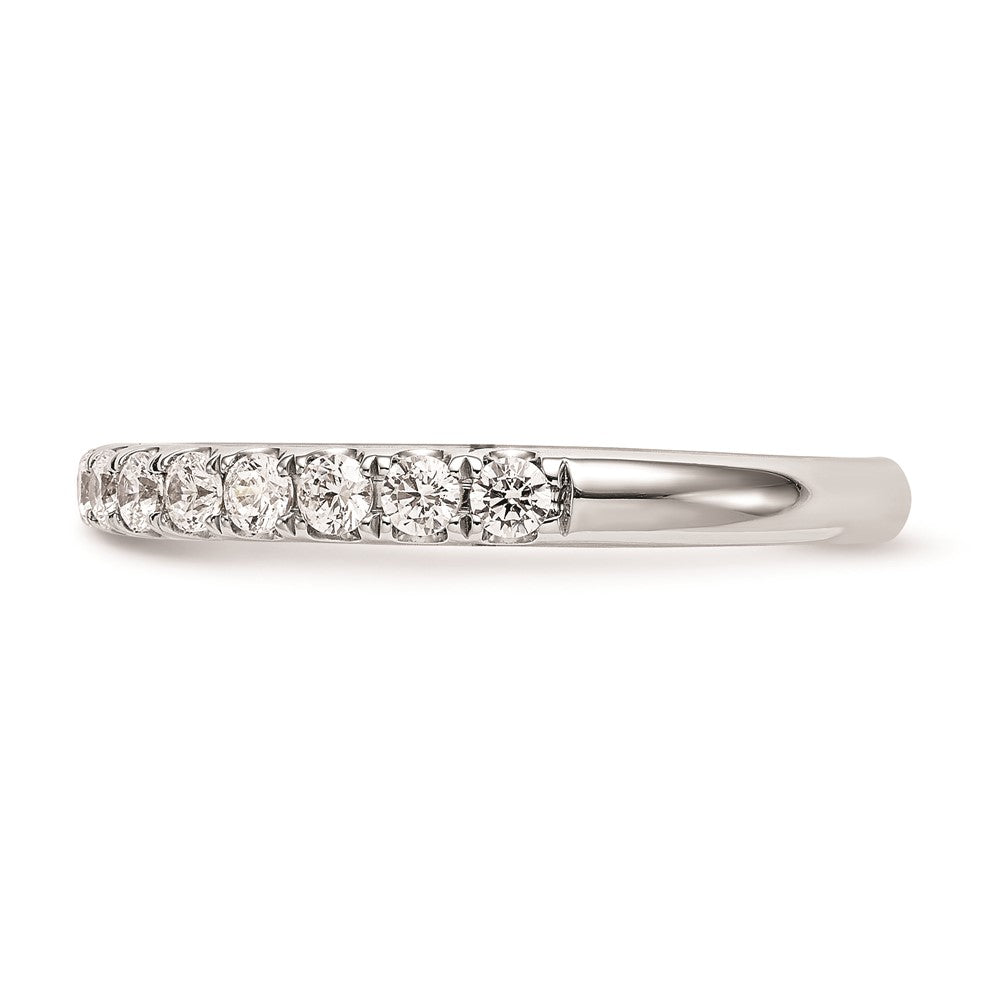 14K Weißgold Ehering mit natürlichen Diamanten