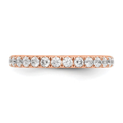 14K Roségold True Origin 1/2 Karat Im Labor Gezüchtet Diamant Vs D E F Ehering