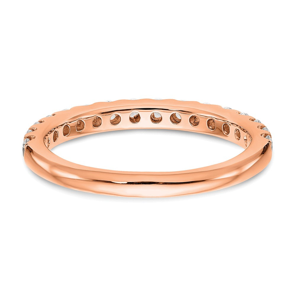 14K Roségold True Origin 1/2 Karat Im Labor Gezüchtet Diamant Vs D E F Ehering