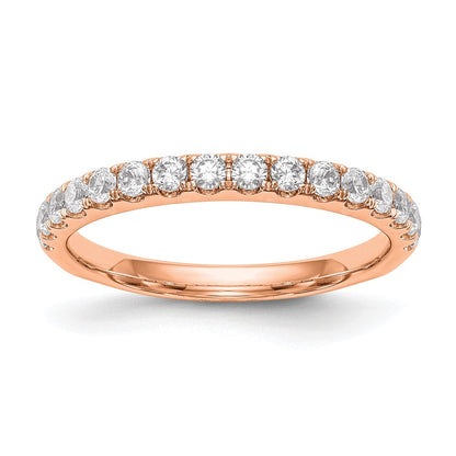 14K Roségold True Origin 1/2 Karat Im Labor Gezüchtet Diamant Vs D E F Ehering