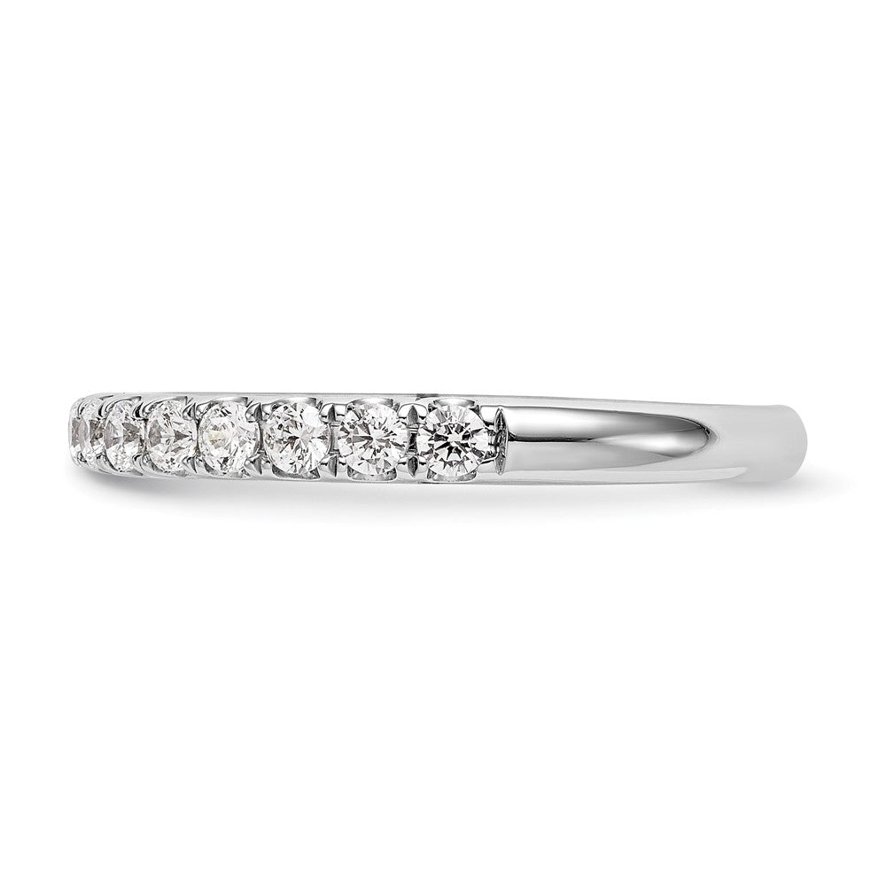 Ehering aus 14K Weißgold mit 0,5 ct. im Labor gezüchteten Diamanten, VS/SI+ G+