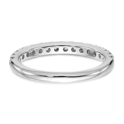 Ehering aus 14K Weißgold mit 0,5 ct. im Labor gezüchteten Diamanten, VS/SI+ G+