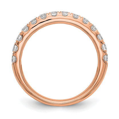 True Origin 14K Roségold 3/4 Karat Im Labor Gezüchtet Diamant Vs+ F+ Komplett Ehering Ring