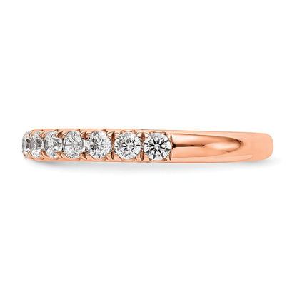 True Origin 14K Roségold 3/4 Karat Im Labor Gezüchtet Diamant Vs+ F+ Komplett Ehering Ring