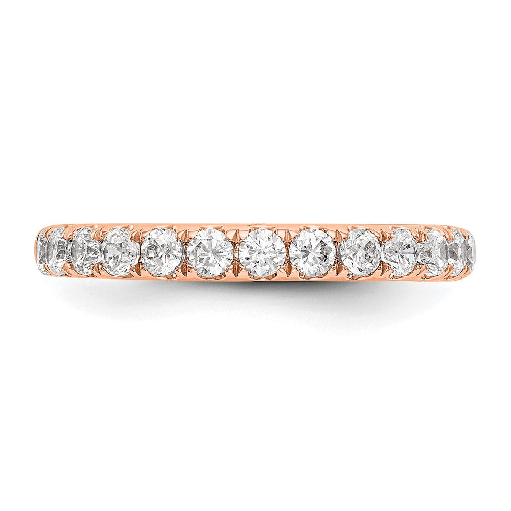 True Origin 14K Roségold 3/4 Karat Im Labor Gezüchtet Diamant Vs+ F+ Komplett Ehering Ring