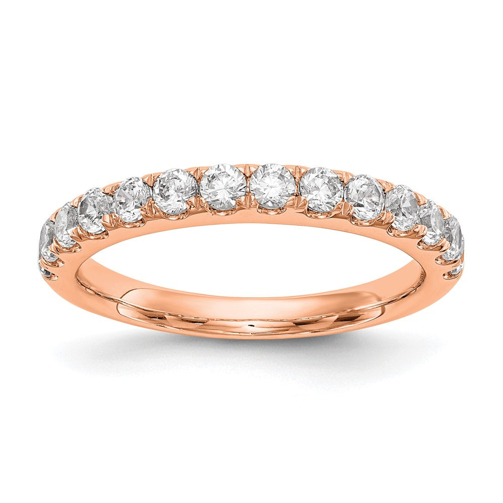 True Origin 14K Roségold 3/4 Karat Im Labor Gezüchtet Diamant Vs+ F+ Komplett Ehering Ring