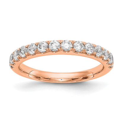 True Origin 14K Roségold 3/4 Karat Im Labor Gezüchtet Diamant Vs+ F+ Komplett Ehering Ring