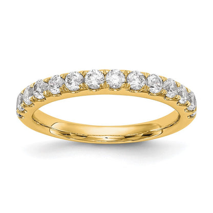 True Origin 14K Gelbgold 7/8 Karat Im Labor Gezüchtet Diamant Vs+ F+ Komplett Ehering Ring