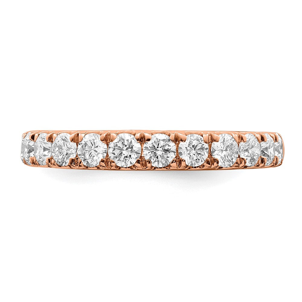 True Origin 14K Roségold 7/8 Karat Im Labor Gezüchtet Diamant Vs+ F+ Komplett Ehering Ring