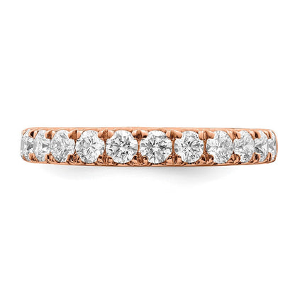True Origin 14K Roségold 7/8 Karat Im Labor Gezüchtet Diamant Vs+ F+ Komplett Ehering Ring