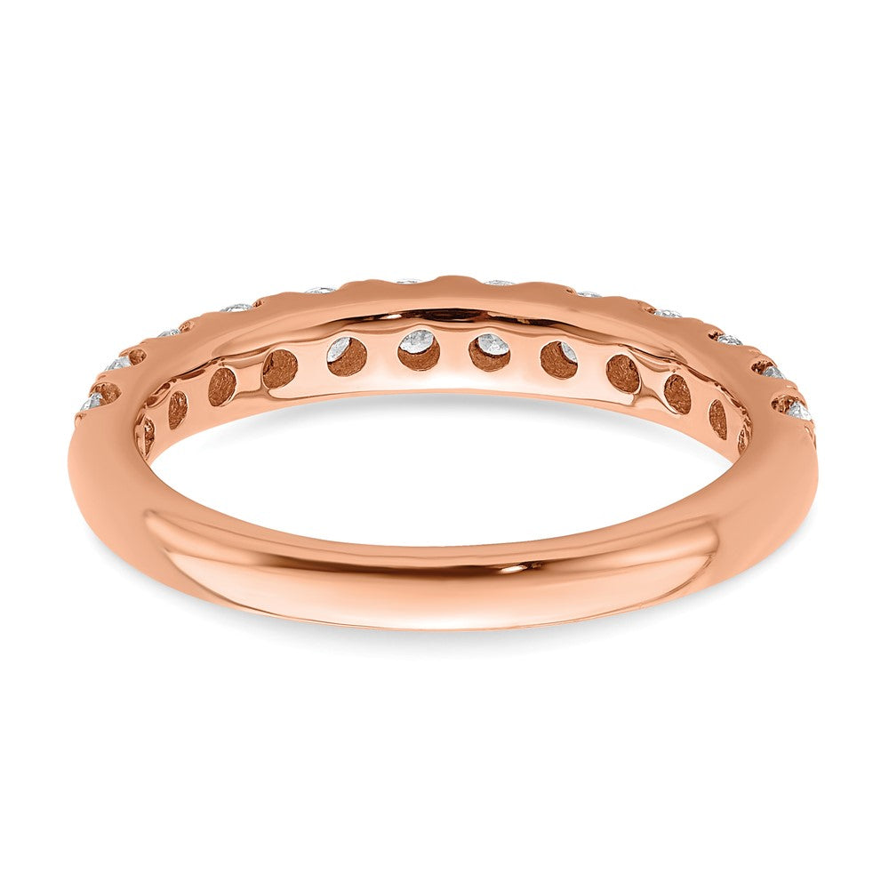 True Origin 14K Roségold 7/8 Karat Im Labor Gezüchtet Diamant Vs+ F+ Komplett Ehering Ring