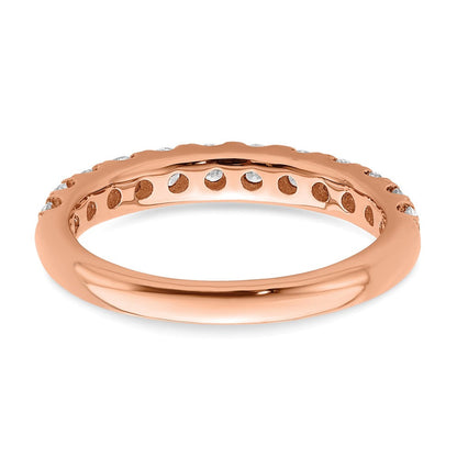 True Origin 14K Roségold 7/8 Karat Im Labor Gezüchtet Diamant Vs+ F+ Komplett Ehering Ring