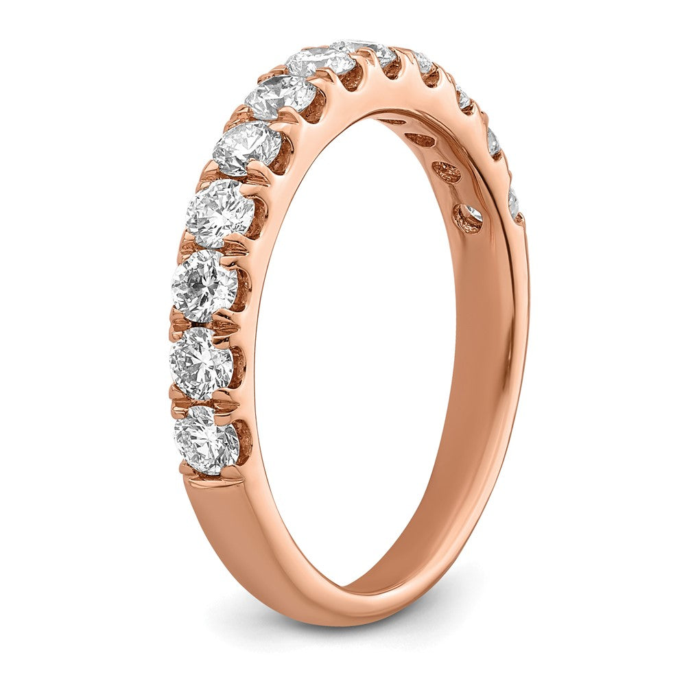 True Origin 14K Roségold 7/8 Karat Im Labor Gezüchtet Diamant Vs+ F+ Komplett Ehering Ring
