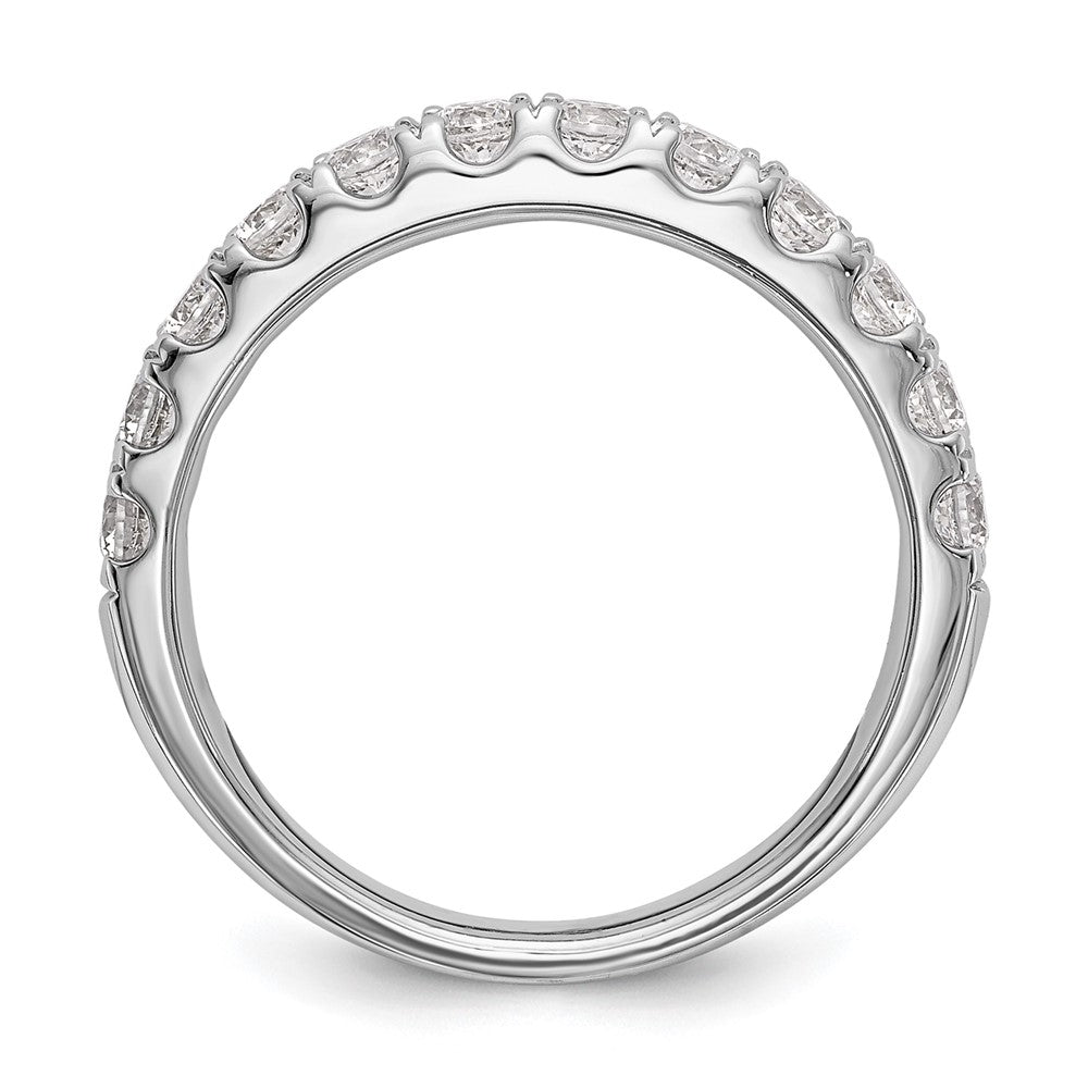 Ehering aus 14K Weißgold mit 0,875 ct. laborgezüchteten Diamanten, VS/SI+ G+