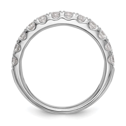 Ehering aus 14K Weißgold mit 0,875 ct. laborgezüchteten Diamanten, VS/SI+ G+