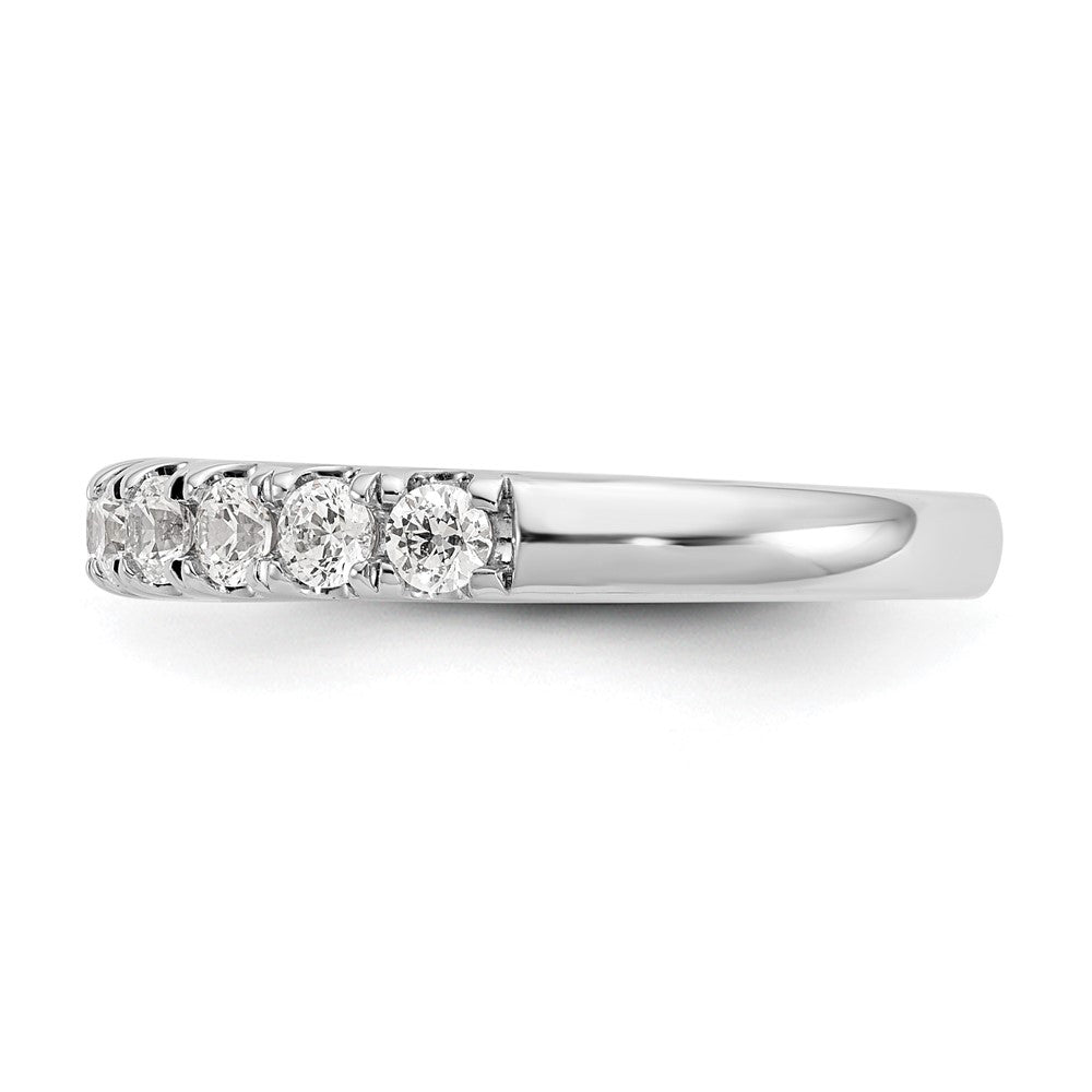 Ehering aus 14K Weißgold mit 0,875 ct. laborgezüchteten Diamanten, VS/SI+ G+