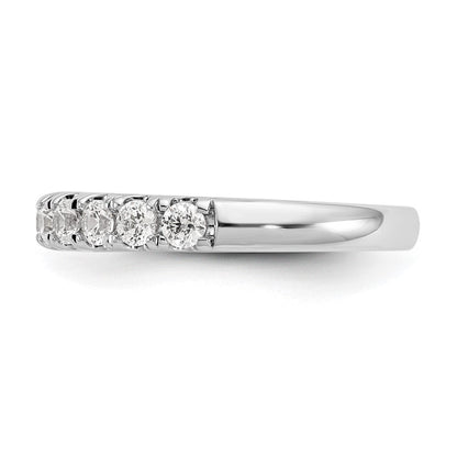 Ehering aus 14K Weißgold mit 0,875 ct. laborgezüchteten Diamanten, VS/SI+ G+