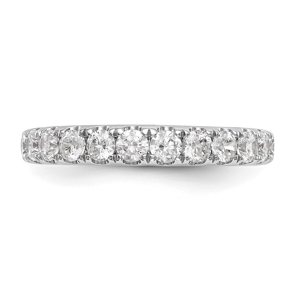 Ehering aus 14K Weißgold mit 0,875 ct. laborgezüchteten Diamanten, VS/SI+ G+