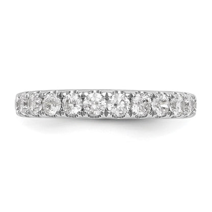 Ehering aus 14K Weißgold mit 0,875 ct. laborgezüchteten Diamanten, VS/SI+ G+