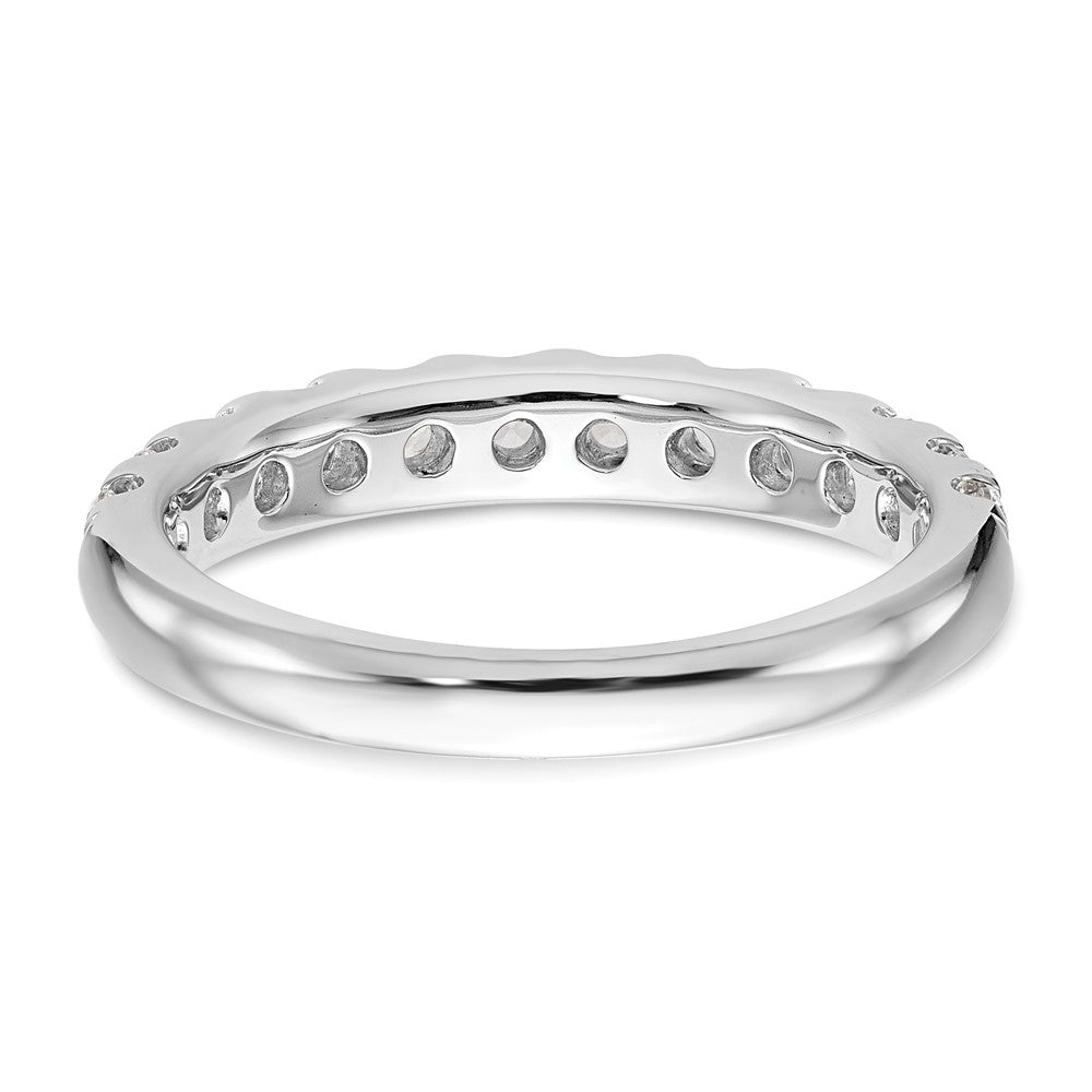 Ehering aus 14K Weißgold mit 0,875 ct. laborgezüchteten Diamanten, VS/SI+ G+