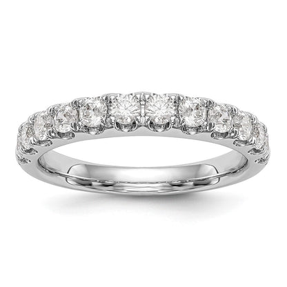 Ehering aus 14K Weißgold mit 0,875 ct. laborgezüchteten Diamanten, VS/SI+ G+