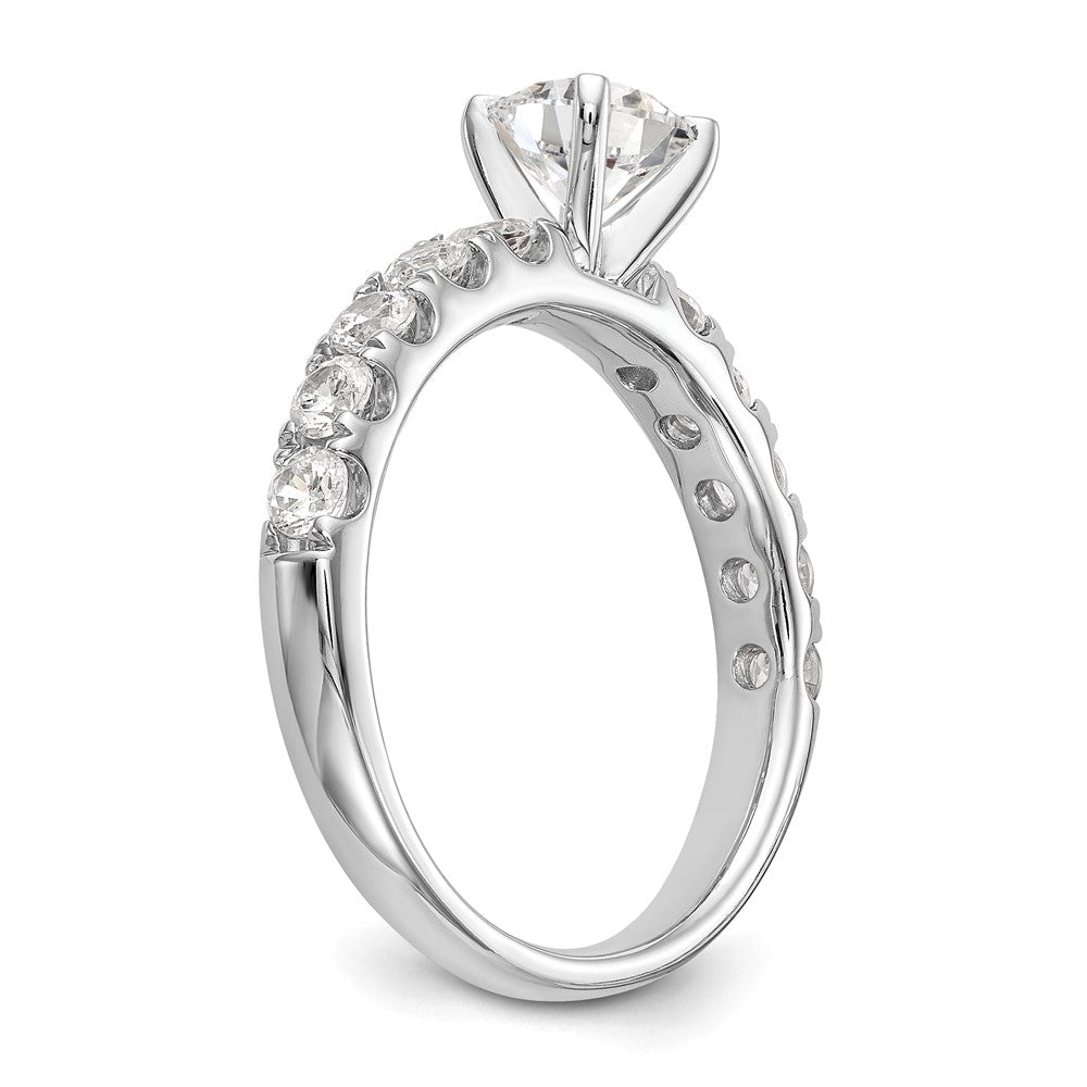 14K Weißgold Verlobungsring mit 0,75 ct. im Krappenfassung gefasstem, im Labor gezüchtetem Diamanten VS/SI+ G+