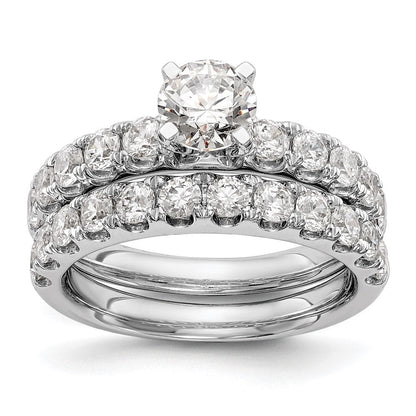 14K Weißgold Verlobungsring mit 0,75 ct. im Krappenfassung gefasstem, im Labor gezüchtetem Diamanten VS/SI+ G+