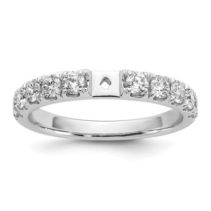 14K Weißgold Verlobungsring mit 0,75 ct. im Krappenfassung gefasstem, im Labor gezüchtetem Diamanten VS/SI+ G+