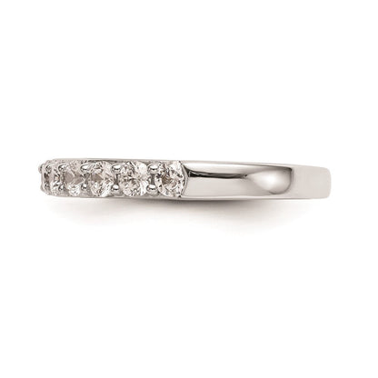 14K Weißgold Ehering mit natürlichen Diamanten