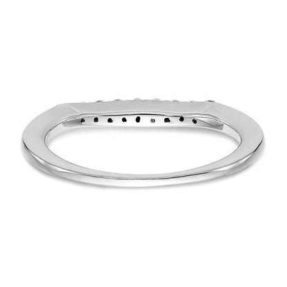 14K Weißgold Ehering mit natürlichen Diamanten