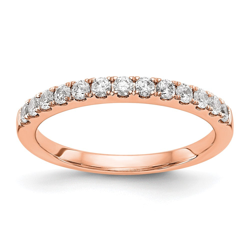 14K Roségold Diamant Ehering