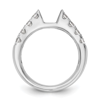 14K Weißgold Verlobungsring mit 1,375 ct. laborgezüchtetem Diamant VS/SI+ G+ in Krappenfassung