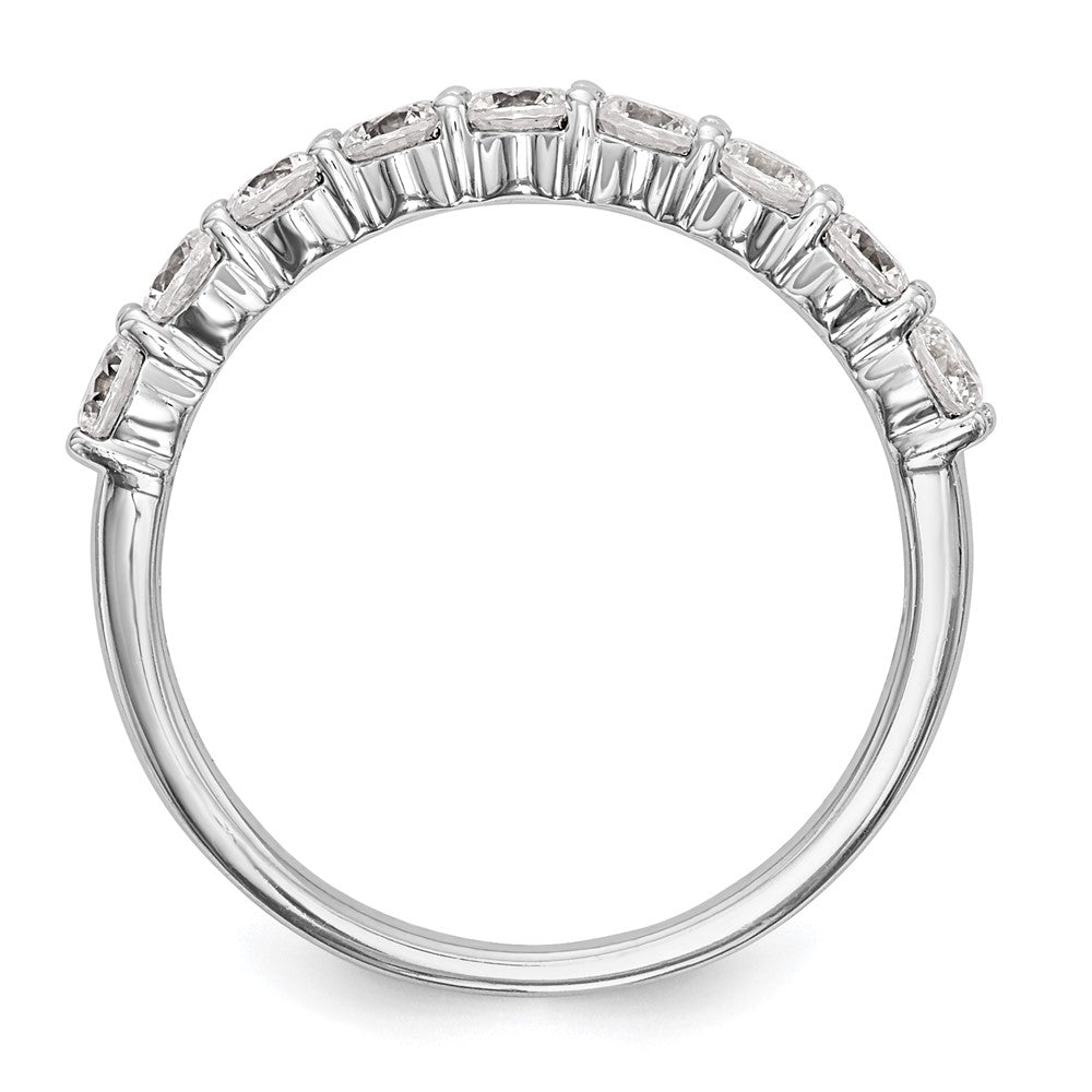 14K Weißgold Ehering mit 0,75 ct. Labordiamant VS/SI+ G+