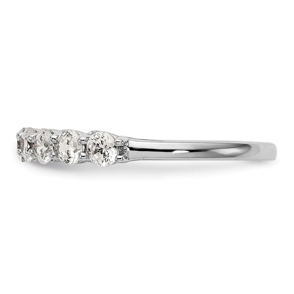 14K Weißgold Ehering mit 0,75 ct. Labordiamant VS/SI+ G+