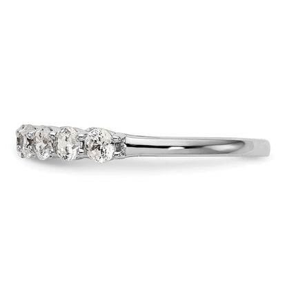14K Weißgold Ehering mit 0,75 ct. Labordiamant VS/SI+ G+