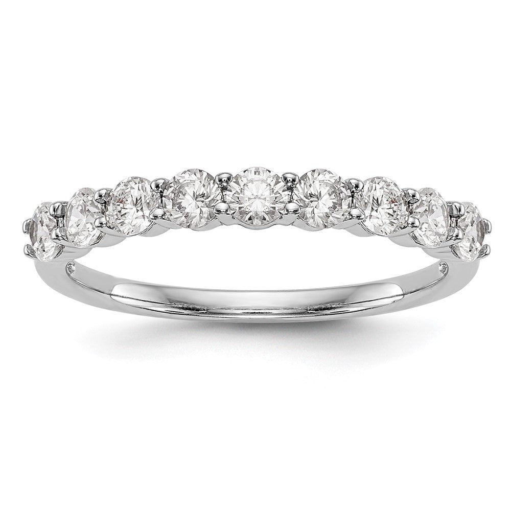 14K Weißgold Ehering mit 0,75 ct. Labordiamant VS/SI+ G+