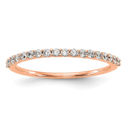 14K Roségold Diamant Ehering