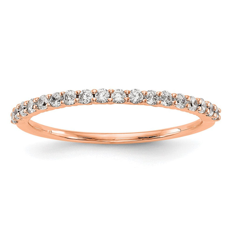 14K Roségold Diamant Ehering