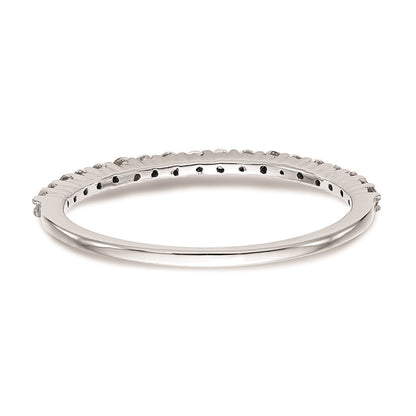 Ehering aus 14K Weißgold mit natürlichen Diamanten