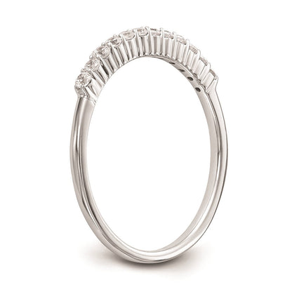 Ehering aus 14K Weißgold mit natürlichen Diamanten