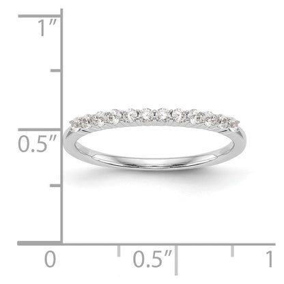 Ehering aus 14K Weißgold mit natürlichen Diamanten